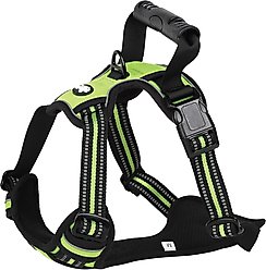 EliteField Padded Reflective No Pull Dog Harness, Green, Medium: 18 to 33-in chest