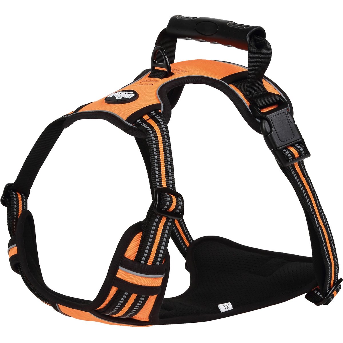 EliteField Padded Reflective No Pull Dog Harness, Orange, X-Large: 24 to 43-in chest