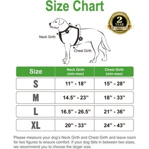 EliteField Padded Reflective No Pull Dog Harness, Purple, Large: 21 to 36-in chest