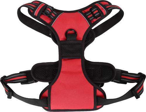 Show full view: EliteField Padded Reflective No Pull Dog Harness, Red, Medium: 18 to 33-in chest slide 6 of 7