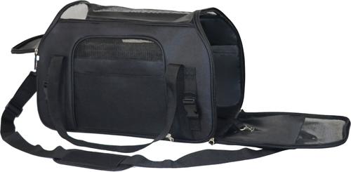 Show full view: EliteField Soft-Sided Airline-Approved Dog & Cat Carrier Bag, Black, 17-in slide 4 of 10
