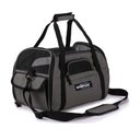 EliteField Soft-Sided Airline-Approved Dog & Cat Carrier Bag, Charcoal Gray, 19-in