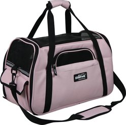 EliteField Soft-Sided Airline-Approved Dog & Cat Carrier Bag, Pink, 17-in