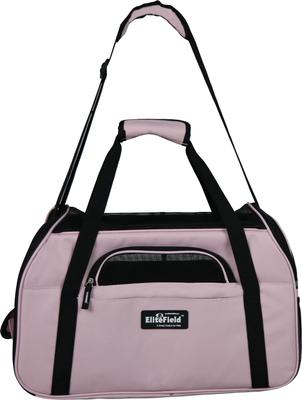 Show full view: EliteField Soft-Sided Airline-Approved Dog & Cat Carrier Bag, Pink, 17-in slide 7 of 10