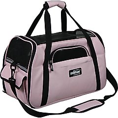 EliteField Soft-Sided Airline-Approved Dog & Cat Carrier Bag, Pink, 19-in