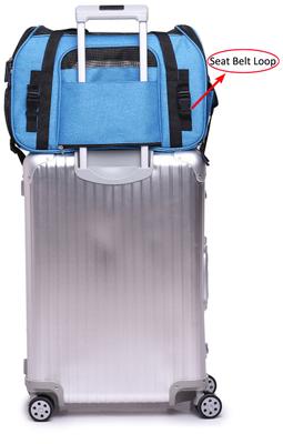 Show full view: EliteField Soft-Sided Airline-Approved Dog & Cat Carrier Bag, Sapphire Blue, 17-in slide 6 of 10