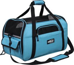 EliteField Soft-Sided Airline-Approved Dog & Cat Carrier Bag, Sky Blue, 17-in slide 1 of 8