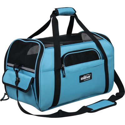 EliteField Soft-Sided Airline-Approved Dog & Cat Carrier Bag, Sky Blue, 19-in, Elitefield