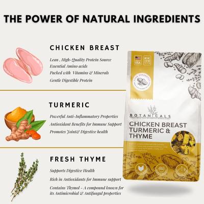 Show full view: Elixir Kitchens Pure Preserved Botanicals Freeze-Dried Chicken Breast Dog Treats, 3.0-oz bag slide 5 of 6