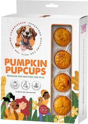 Elixir Kitchens The Canine Connoisseur Grain-Free PUMPKIN PUPCUPS Egg Muffins Dog & Cat Treats, 12 count