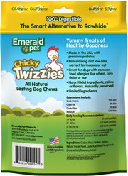 Emerald Pet Chicky Twizzies Grain-Free Dog Treats, 6 count, 6-in slide 2 of 8