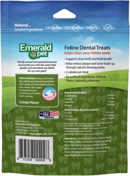 Emerald Pet Feline Dental Catnip Flavor Grain-Free Cat Treats, 3-oz bag slide 2 of 5