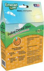 Emerald Pet Feline Dental Stixx with Chicken & Pumpkin Grain-Free Dental Cat Treats, 3.6-oz bag slide 2 of 7