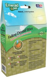 Emerald Pet Feline Dental Stixx with Tuna & Pumpkin Grain-Free Dental Cat Treats, 3.6-oz bag slide 2 of 7