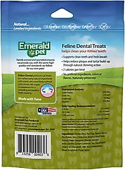 Emerald Pet Feline Dental Tuna Grain-Free Cat Treats, 3-oz bag slide 2 of 6