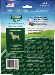 Emerald Pet Fresh Smileezz Mini Grain-Free Dental Dog Treats, 12-oz bag slide 2 of 8