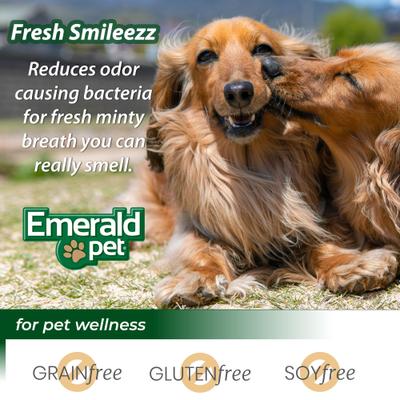 Show full view: Emerald Pet Fresh Smileezz Small Grain-Free Dental Dog Treats, 32 count slide 8 of 8