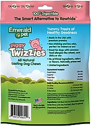 Emerald Pet Piggy Twizzies Grain-Free Dog Treats, 6 count, 6-in slide 2 of 8