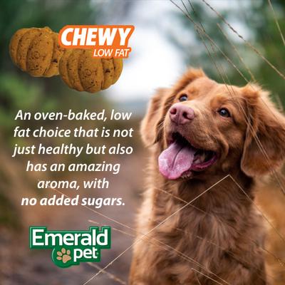 Show full view: Emerald Pet Pumpkin Harvest Oven Baked with Sweet Potato Chicken-Free Dog Treats, 6-oz bag slide 7 of 9