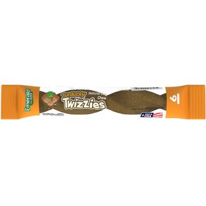 Emerald Pet Turducky Twizzies Grain-Free Dog Treats, 1 count, 6-in