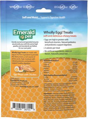 Show full view: Emerald Pet Wholly Egg Chicken Cat Treats, 2.5-oz bag slide 3 of 7