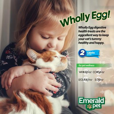 Show full view: Emerald Pet Wholly Egg Salmon Cat Treats, 2.5-oz bag slide 6 of 7