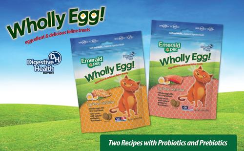 Show full view: Emerald Pet Wholly Egg Salmon Cat Treats, 2.5-oz bag slide 4 of 7