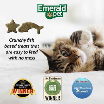 Show full view: Emerald Pet Wholly Fish! Tuna Recipe Cat Treats, 3-oz bag slide 8 of 10