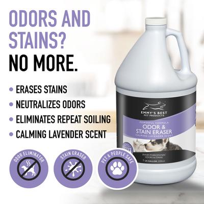 Show full view: Emmy's Best Pet Products Enzyme-Based Pet Odor & Stain Eraser, 1-gal bottle slide 2 of 6