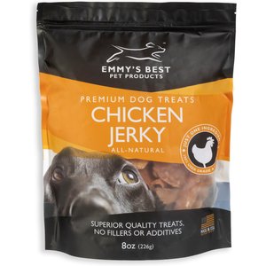 Emmy's Best Pet Products Premium Chicken Jerky Dog Treats, 8-oz bag