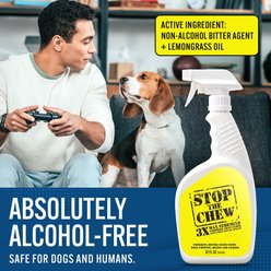 Emmy's Best Pet Products Stop The Chew 3X Strength Anti-Chew Bitter Dog Spray, 32-fl oz bottle slide 2 of 8