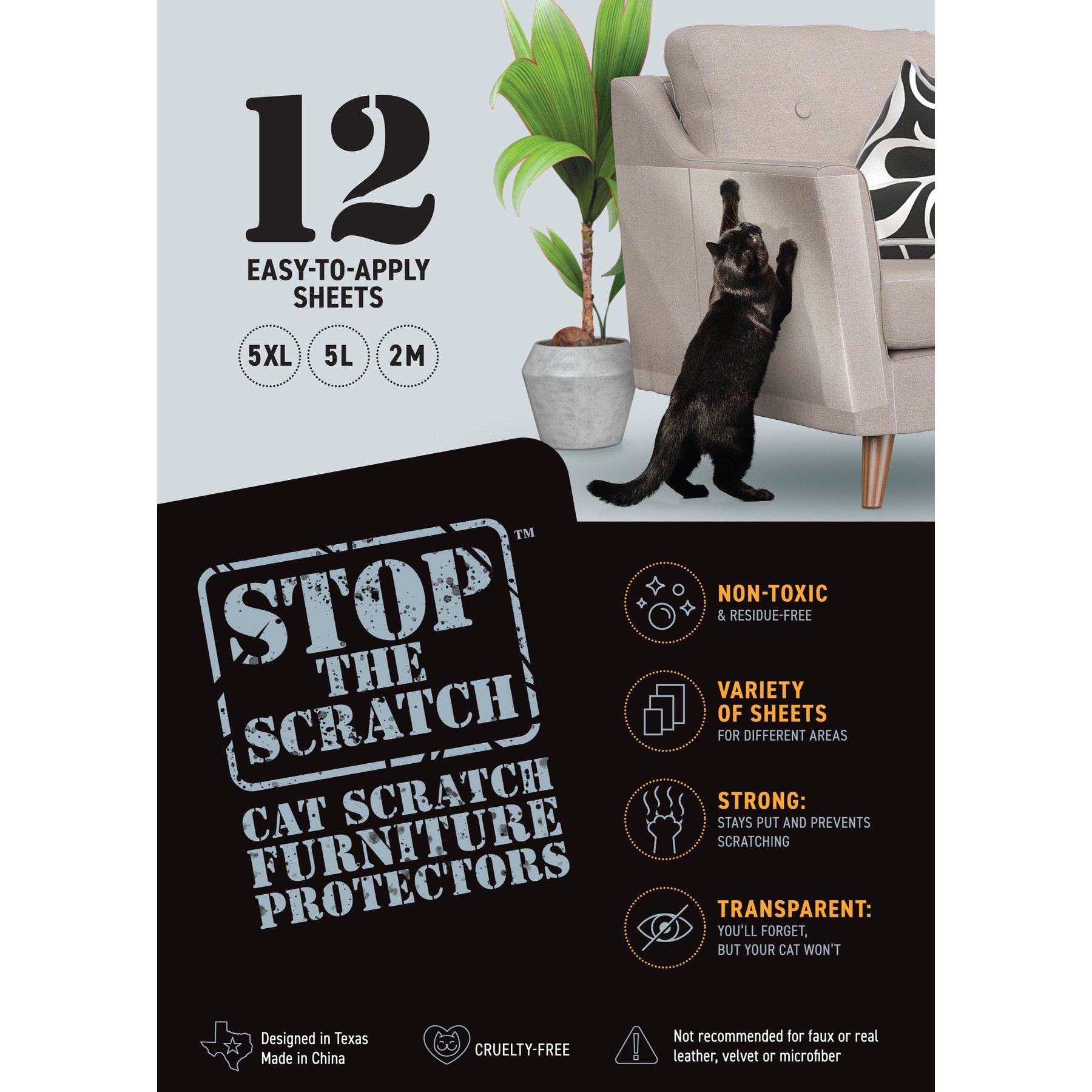 EMMY'S BEST PET PRODUCTS Stop The Scratch Furniture Protector Tape