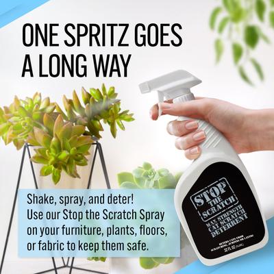 Show full view: Emmy's Best Pet Products Stop the Scratch Max Strength Cat Scratch Deterrent Spray, 32-fl oz bottle slide 5 of 9