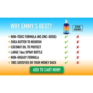 Emmy's Best Pet Products Sun Skin Protector Dog Spray, 8-fl oz bottle