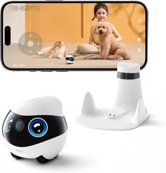 ENABOT EBO Mini Camera Remote Controlled Robot Pet, White