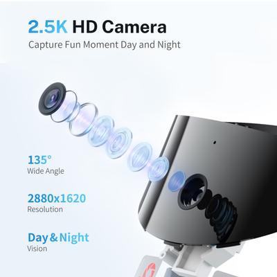 Show full view: ENABOT ROLA PetPal AI Robot Pet Companion, White slide 3 of 9