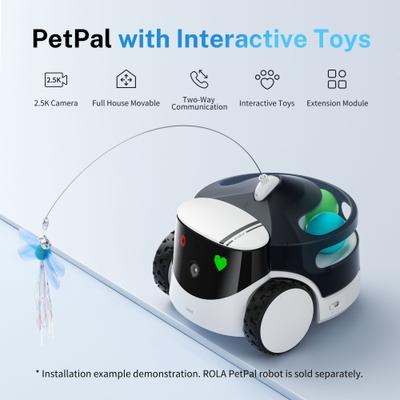 Show full view: ENABOT ROLA PetPal Interactive Dog & Cat Toy slide 3 of 5
