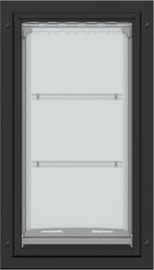 Endura Flap Double Flap Door Mount Dog & Cat Door, X-Large, Black slide 2 of 3