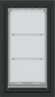 Show full view: Endura Flap Double Flap Door Mount Dog & Cat Door, X-Large, Black slide 2 of 3