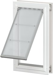 Endura Flap Single Flap Door Mount Dog & Cat Door, Large, White