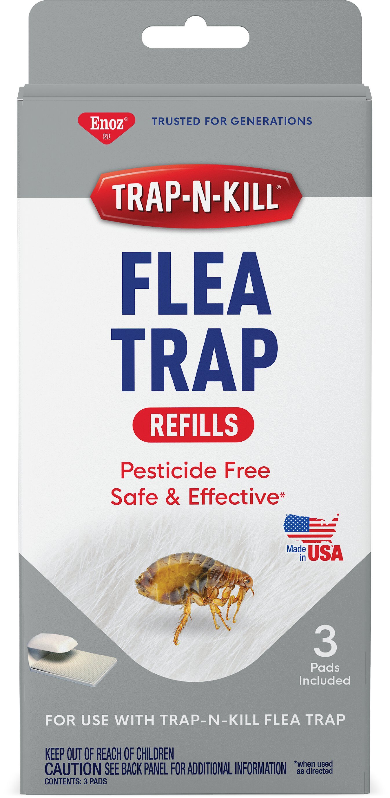 Trap-N-Kill Flea Trap Refill, 3 count