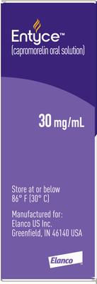 Show full view: Entyce (capromorelin) Oral Solution for Dogs, 30-mg/mL, 10-mL slide 6 of 12