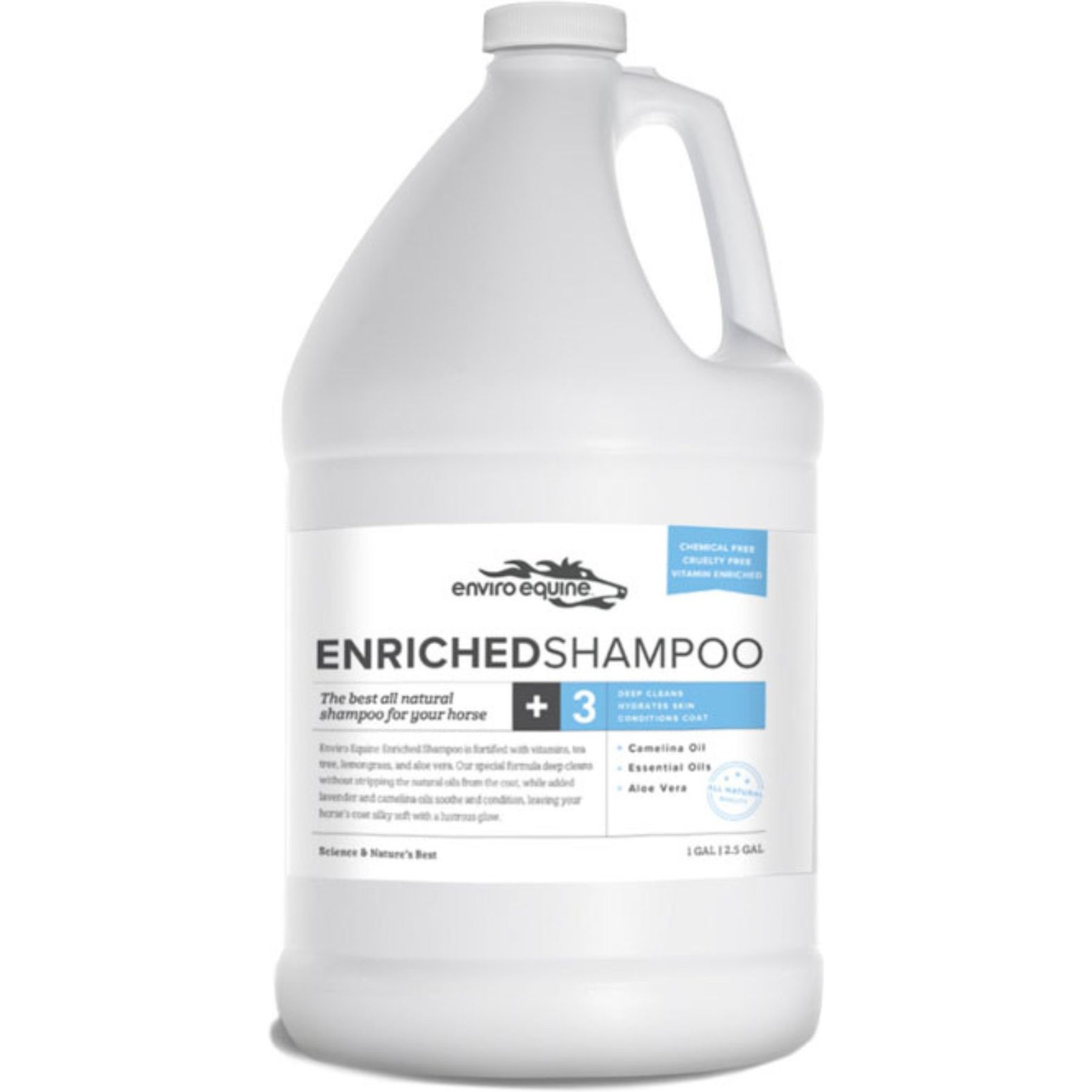 Enviro Equine Enriched Shampoo Liquid Horse Skin & Coat Supplement, 1-gal bottle