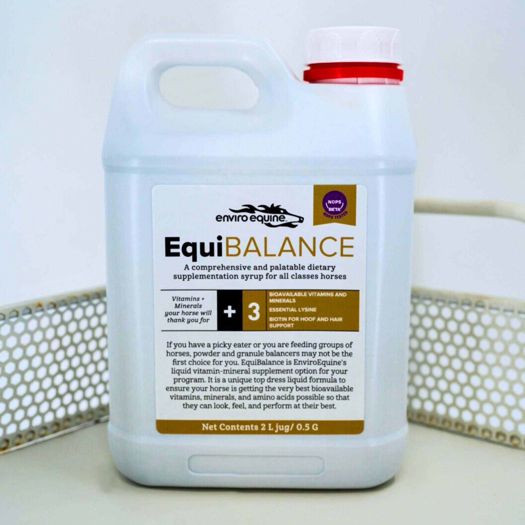 Enviro Equine Equi Balanc Syrup Liquid Horse Performance Supplement, 5-liter jug