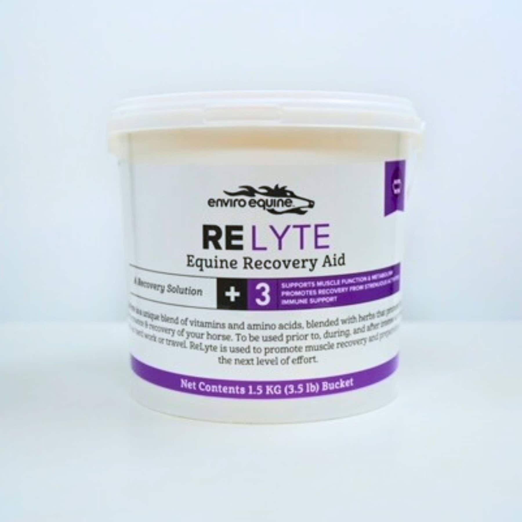 Enviro Equine ReLyte Powder Horse Muscular Supplement, 3.5-lb bucket