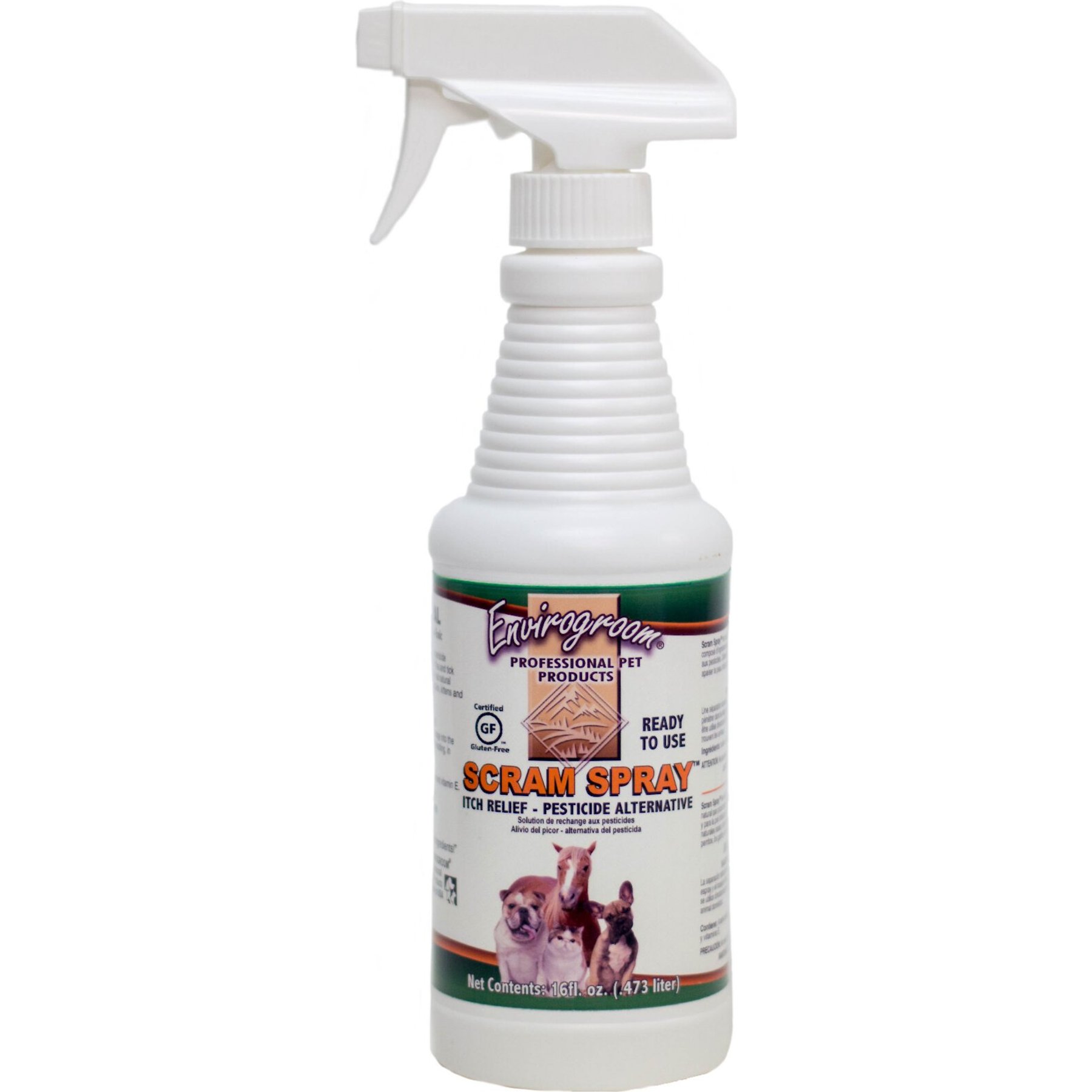 Envirogroom Scram Spray Anti Itch Pet Spray, 16-fl oz bottle