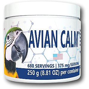 Equa Holistics Avian Calm Bird Supplement, 600 Scoop