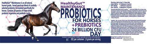 Show full view: Equa Holistics HealthyGut Maintenance Probiotics Powder Horse Supplement, 8.5-oz tub slide 2 of 2
