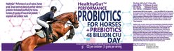 Equa Holistics HealthyGut Performance Probiotics Powder Horse Supplement, 8.5-oz bottle slide 2 of 2