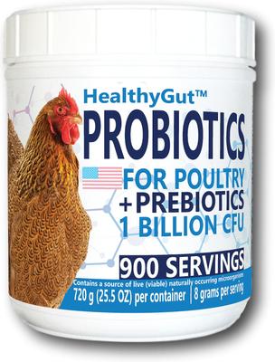 Show full view: Equa Holistics HealthyGut Probiotics Poultry Supplement, 25.5-oz tub slide 1 of 3
